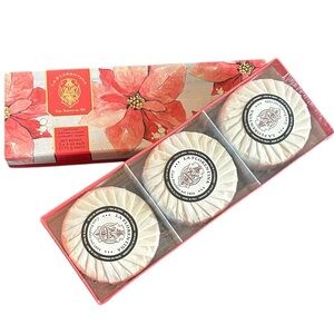 La Florentina Vanilla Sandlewood Bar Luxury Soap Set of 3 Made in Italy